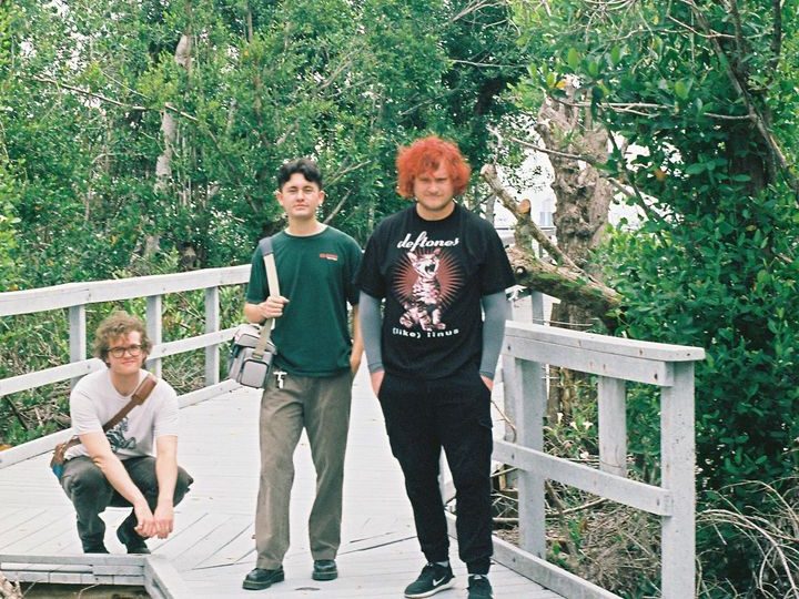 See Through Person. Left to right: Nikolas (Bass), Ethan (Drums), Robin (Guitar/Vox)