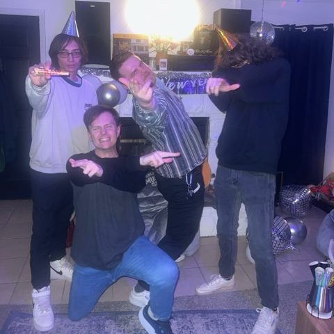 Red Sun. Left to right: Dylan (drums), Quinn (Quinn), Trace (bass), Zeke (vocals)